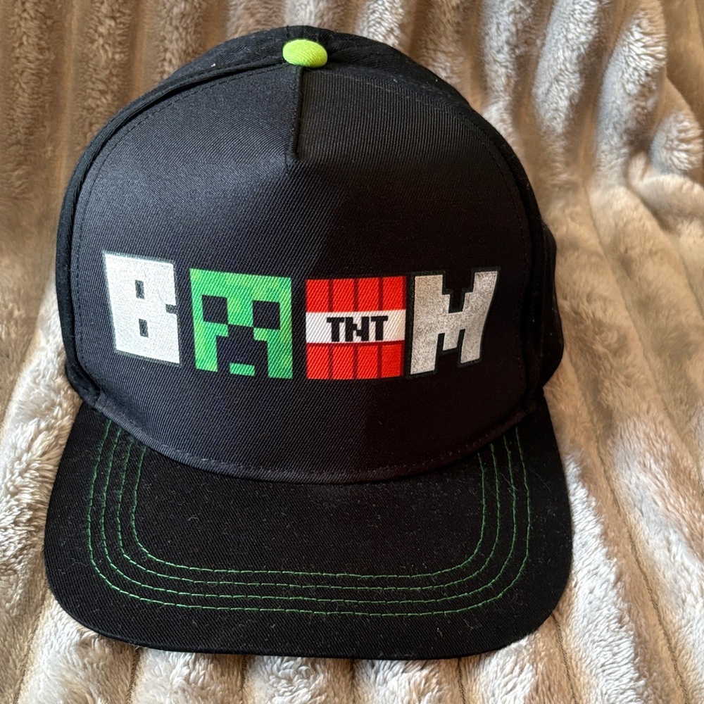 Black and Green Kids Creeper Hat